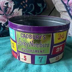 Rare Cadburys Lucky Numbers Sweet Tin