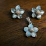 New  silver set with agate Image 3