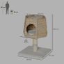 Cat Tree Tower with Scratching Post for Indoor Cats Image 2