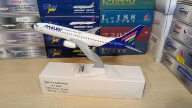 Malev 1:200 scale model airplane, Boeing 737-800 aircraft, NEW, very rare model