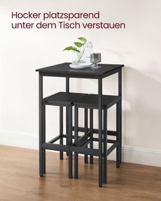 1 x Bar Table 2 x Bar Stool