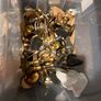 Job Lot of Vintage-Style Brass, Gold & Silver Candle Holders Image 2