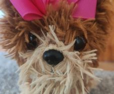 Official Nickelodeon JoJo Siwa "BowBow" plush puppy dog, released in 2017 by Just Play.