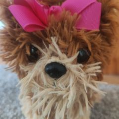 Official Nickelodeon JoJo Siwa "BowBow" plush puppy dog, released in 2017 by Just Play.