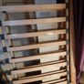 King size bed frame with large storage box. Image 9