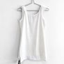 New Dunnes Stores White Longline Vest Top x3 Image 2