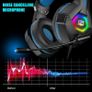 FREE EXPRESS SHIPPING Headset Stereo Surround Sound Gaming Headphones with Breathing RGB Light & Adjustable Mic for PS4 PS5 PC Xbox One Laptop Mac Image 6