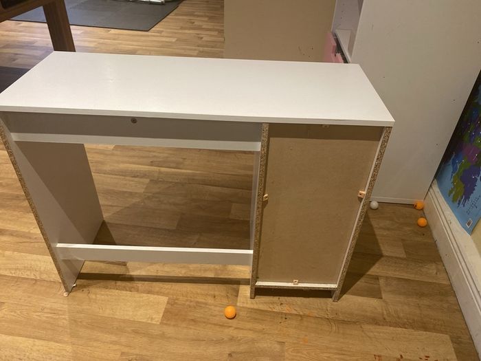 small white desk
