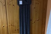 Maxi black and silver dress (10 to 12) Vila label..