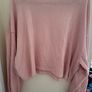 H&M Pink Turtleneck Jumper with White Pearls Image 2