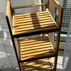 Bathroom storage shelf bamboo