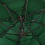 4-Tier Parasol with Aluminium Pole Green 3x3 m Image 4
