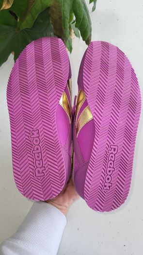 Reebok Classic Ortholite Royal Flag Purple and Gold Sz 4 UK - Bnwt Rrp 70