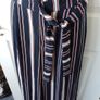 Zara Navy  & Cream  Elasticated (Traffic Collection)Pants Image 2