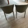 Calligaris all leather dining chairs (8) Image 6