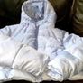 USA Pro Cropped Puffer Jacket Blue Image 3