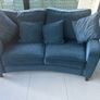 Pair of curved bespoke sofas Image 4