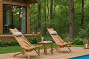 Wooden Deck Chair - foldable