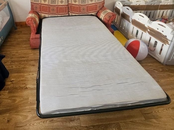2 Seater fold out Sofa bed with inbuilt mattress