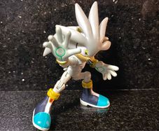 Jazware 3 inch silver the hedgehog toy, sonic the hedgehog toys