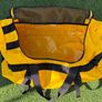 The Northface Duffel Large in Yellow & Black. Image 2