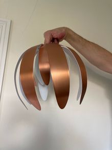 copper lampshade