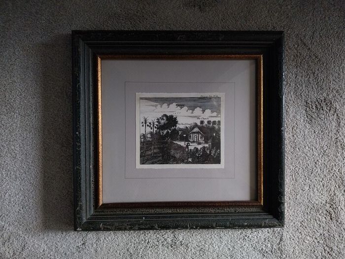 Vintage artwork and frames