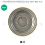 Churchill Stonecast Saucer Grey 160mm Pack of 12 Catering Image 3