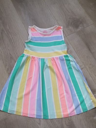 Rainbow colourful summer dress