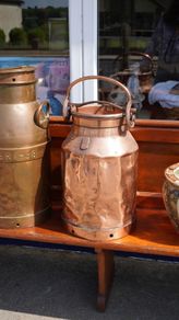 Continental Copper Milk Churn