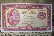 20 Pound Lady Lavery 24/3/76 IRISH NOTE