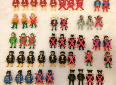 DC Playmobil Kinder surprise figures