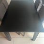 Dining table and chairs x 4 Image 4