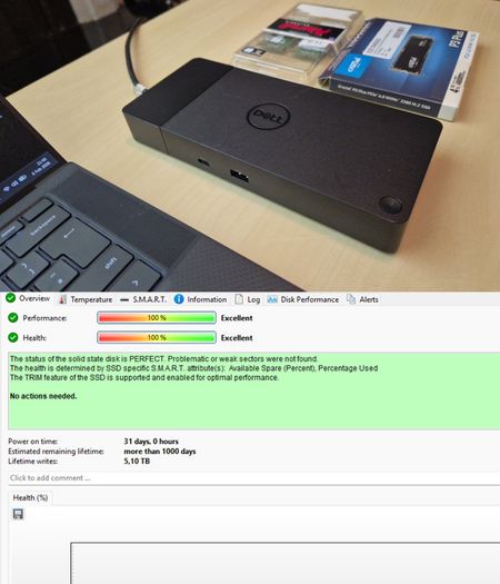 Dell XPS i7 + nVidia GPU, 64GB RAM, 4.5TB SSD + Dell docking station