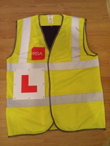 Brand New Learning Hi-Vis for motorcycle scooter