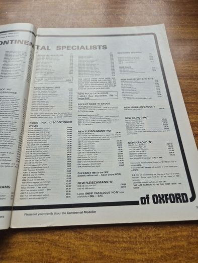 Rare Find: Vintage Continental Modeller Winter 1980.