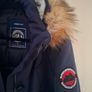 Navy superdry winter jacket Image 2