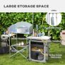 Multi-Feature Folding Camping Kitchen, with Wind Shield Image 4