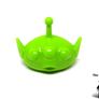 LEGO Pizza Planet Alien Minifigure Head Disney Series Alien Plain Unprinted Misprint Prototype Minifigure Pre Production Prototype No Print Extremely Rare Image 3