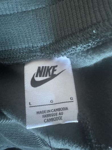 BNWT Nike Vintage green women's phoenix fleece wide leg standard fit High Rise Full length  pants for women size L UK18 EU46 Postage included