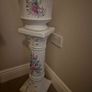 Vintage Italian Ceramic Pedestal & Planter Set Image 3