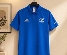 Leinster Rugby Adidas Polo Shirt Mens Medium