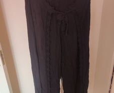 BNWT Pep&Co black loose fit summer pants size UK16 EU44 Postage included