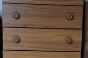bedroom brown chest of drawers with lift up top