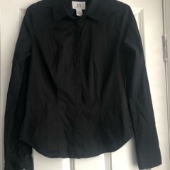 Black Armani Exchange shirt