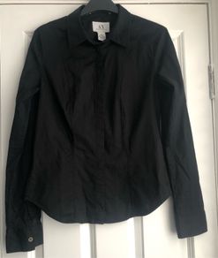 Black Armani Exchange shirt