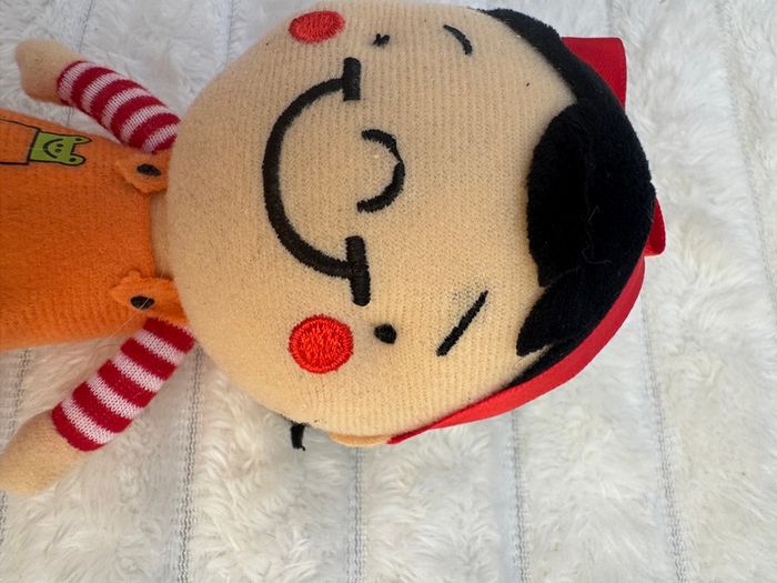 Zumbini Plush Time Hili Girl Micro Mini Plush Stuffed Toy approx. 6" Zumba Training Used Please see photos