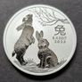 Australia 2023 Lunar Year Of The Rabbit 1oz Silver Coin Image 2