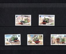 1985 Jersey Steam Locomotives Commemorative Stamps Presentation Pack