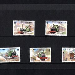 1985 Jersey Steam Locomotives Commemorative Stamps Presentation Pack